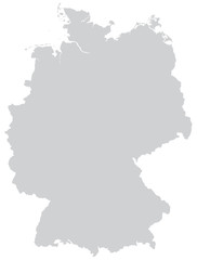 Fototapeta na wymiar Karte von Deutschland