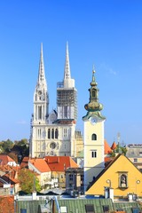 Fototapeta premium Zagreb monuments