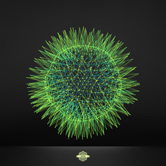 Abstract 3d Design Element, Emblem. 