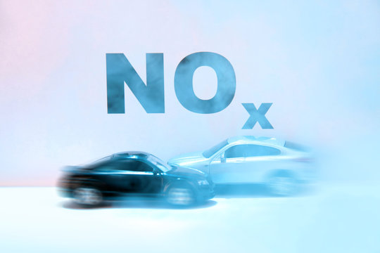 Stickstoffmonoxid nox im Stra&szlig;enverkehr