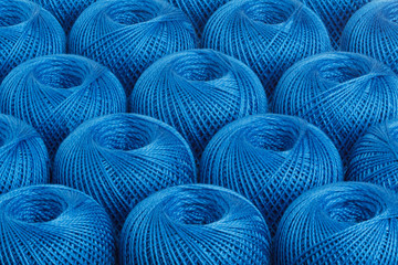 Texture of skeins of yarn.
