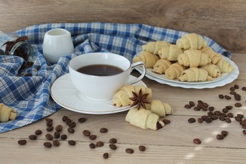 Breakfast with homemade cookies, bagels