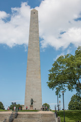 Obraz premium Bunker Hill Monument on the Freedom Trail Boston Massachusetts USA