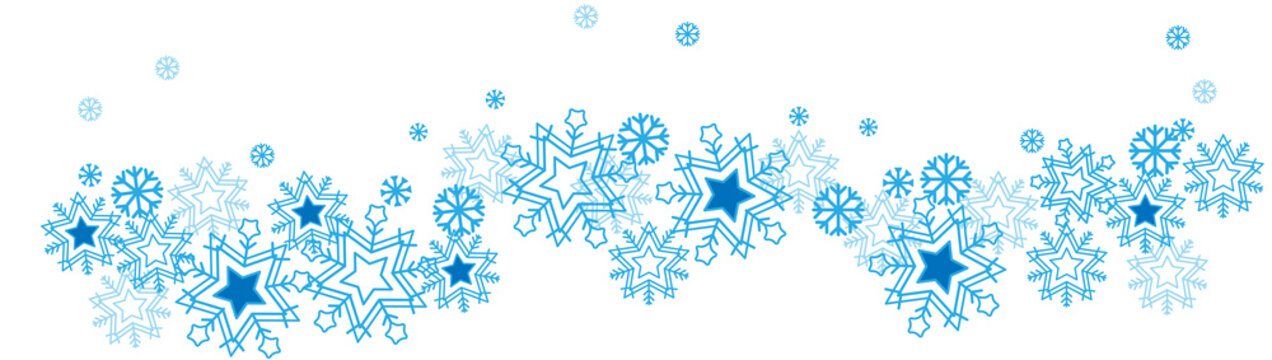 Blue Snowflakes 