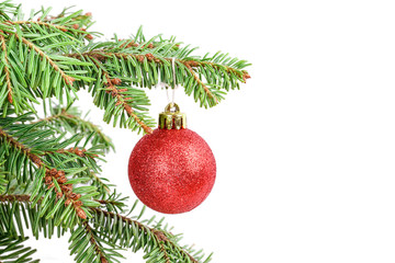 Obraz na płótnie Canvas Christmas tree ball