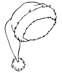 Weihnachtsmannmütze Vorlage