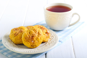 Pumpkin snickerdoodles cookies