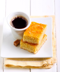 Marmalade and almond bars
