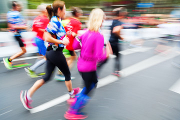 Marathonl&auml;ufer in Bewegungsunsch&auml;rfe