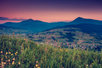 Fototapeta premium magical mountains landscape