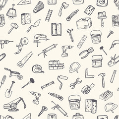 Big set of construction icons. 