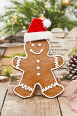 Weihnachtsgebäck mit Dekoration