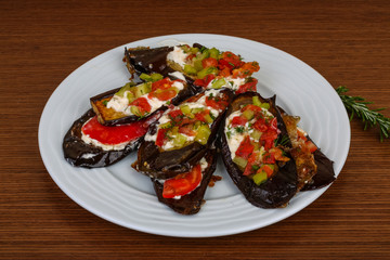 Grilled eggplant