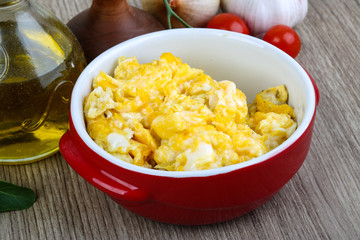 Scrambled eggs