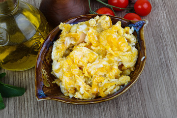 Scrambled eggs