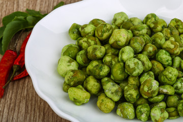 Wasabi peas