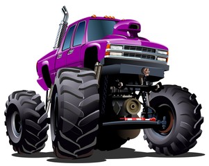 Cartoon Monster Truck © Mechanik