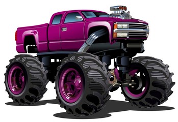 Cartoon Monster Truck © Mechanik