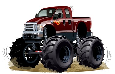 Cartoon Monster Truck © Mechanik