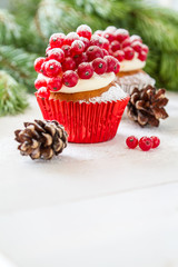 Christmas cupcake