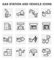 Gasoline station set