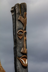 Totem in Afrikastil