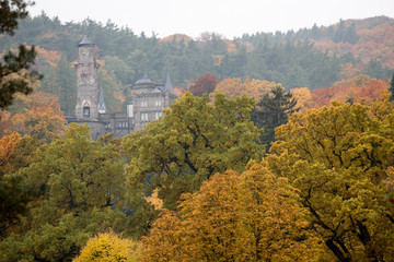 bergpark wilhelmshoehe kassel germany in the autumn