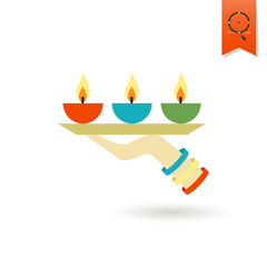 Diwali. Indian Festival Icon