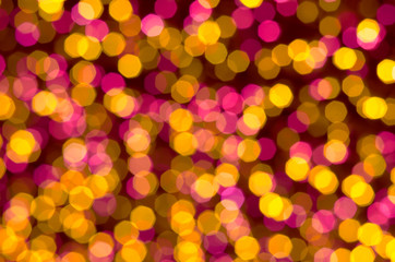 Abstract de-focused colorful lights bokeh background