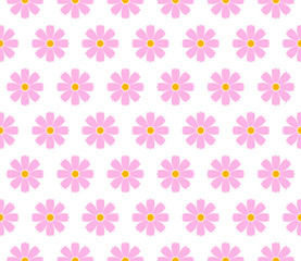 Vector Background #Flower Dots_Cosmos