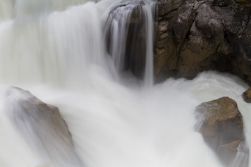 Sunwapta Falls Details - Long Exposure version