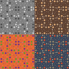 Set of seamless vector pattern
