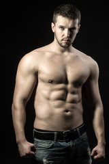 Fototapeta premium Muscular sexy man