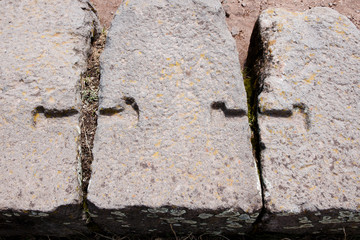 Stone Construction - Tiwanaku - Bolivia