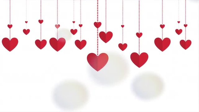 Happy valentines day design, Video Animation