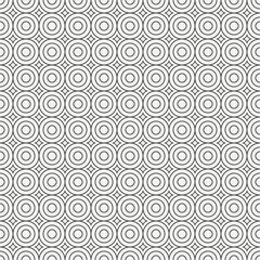 Geometric line monochrome abstract hipster seamless pattern with round, circle. Wrapping paper. Scrapbook paper. Tiling. Vector illustration. Background. Graphic texture for your design, wallpaper