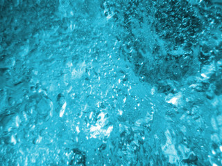 blue water bubble and oxygen texture