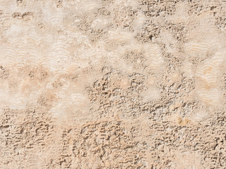 wall of an old dilapidated concrete