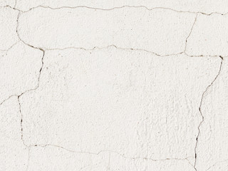 White dilapidated wall
