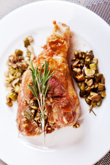 Stuffed turkey legs
