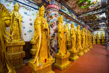 Linh Phuoc pagoda at Da Lat City, Vietnam.