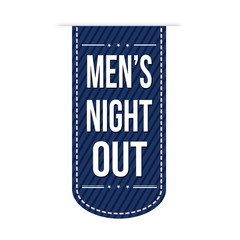 Men's night out banner design