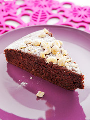 Homemade chocolate cake