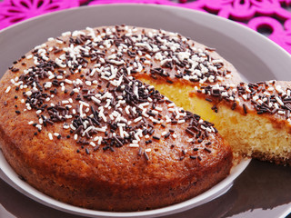 Homemade cake