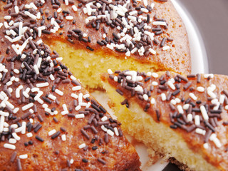 Homemade cake