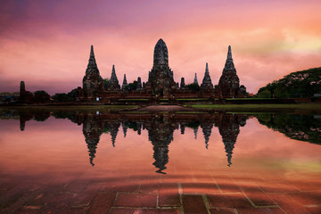 Obraz premium Temple ayutthaya, Thailand.
