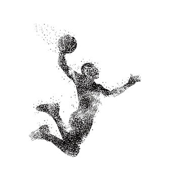 recommend clip art: basketball player, silhouette