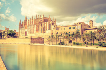 Obraz premium Kathedrale La Seu, Palma de Mallorca