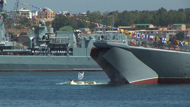 Russian amphibious assault landing