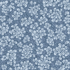 pattern with denim jeans background